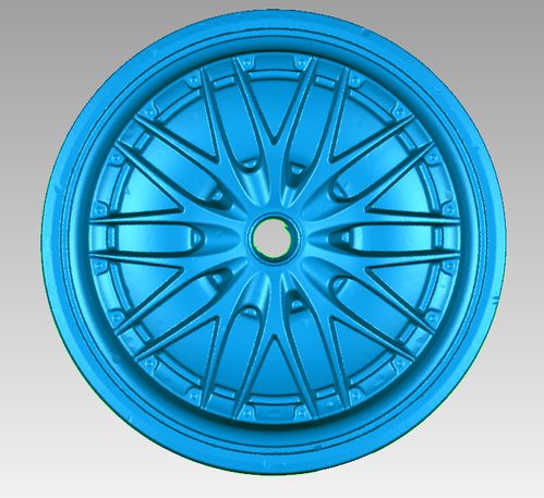 hscan手持式三维扫描仪对车轮毂模具检测
